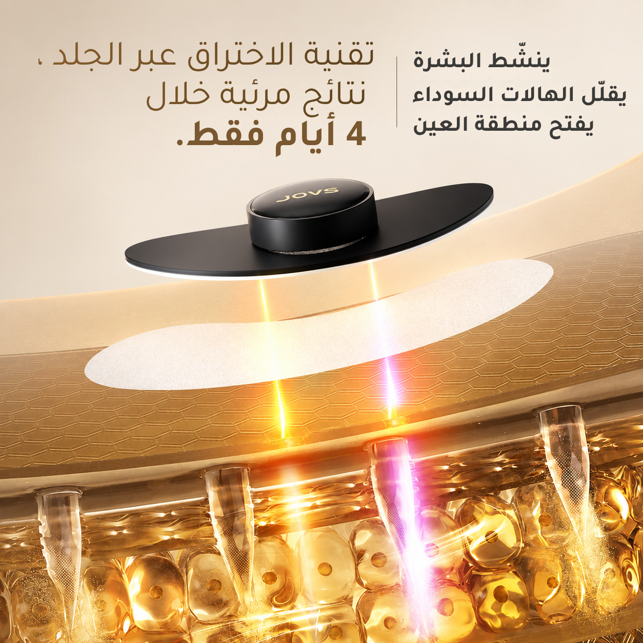 رقع جوفز للعين LED