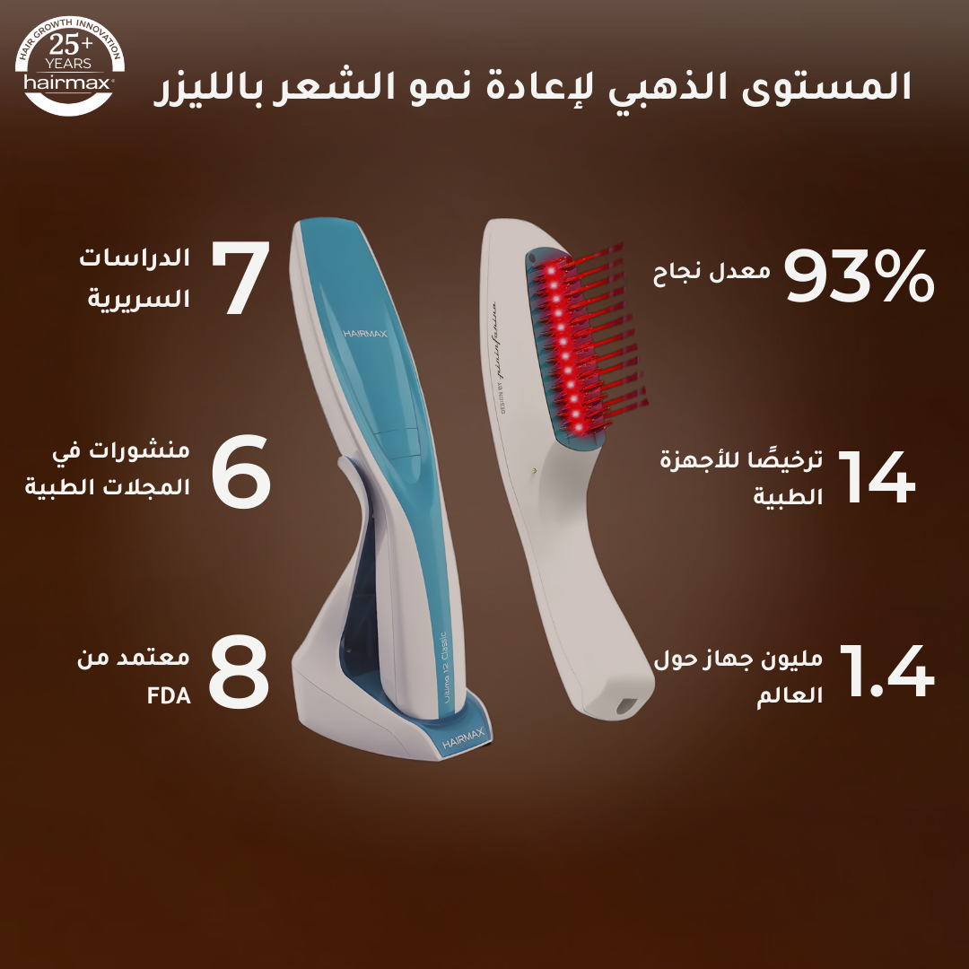 مشط HairMax ليزر 9