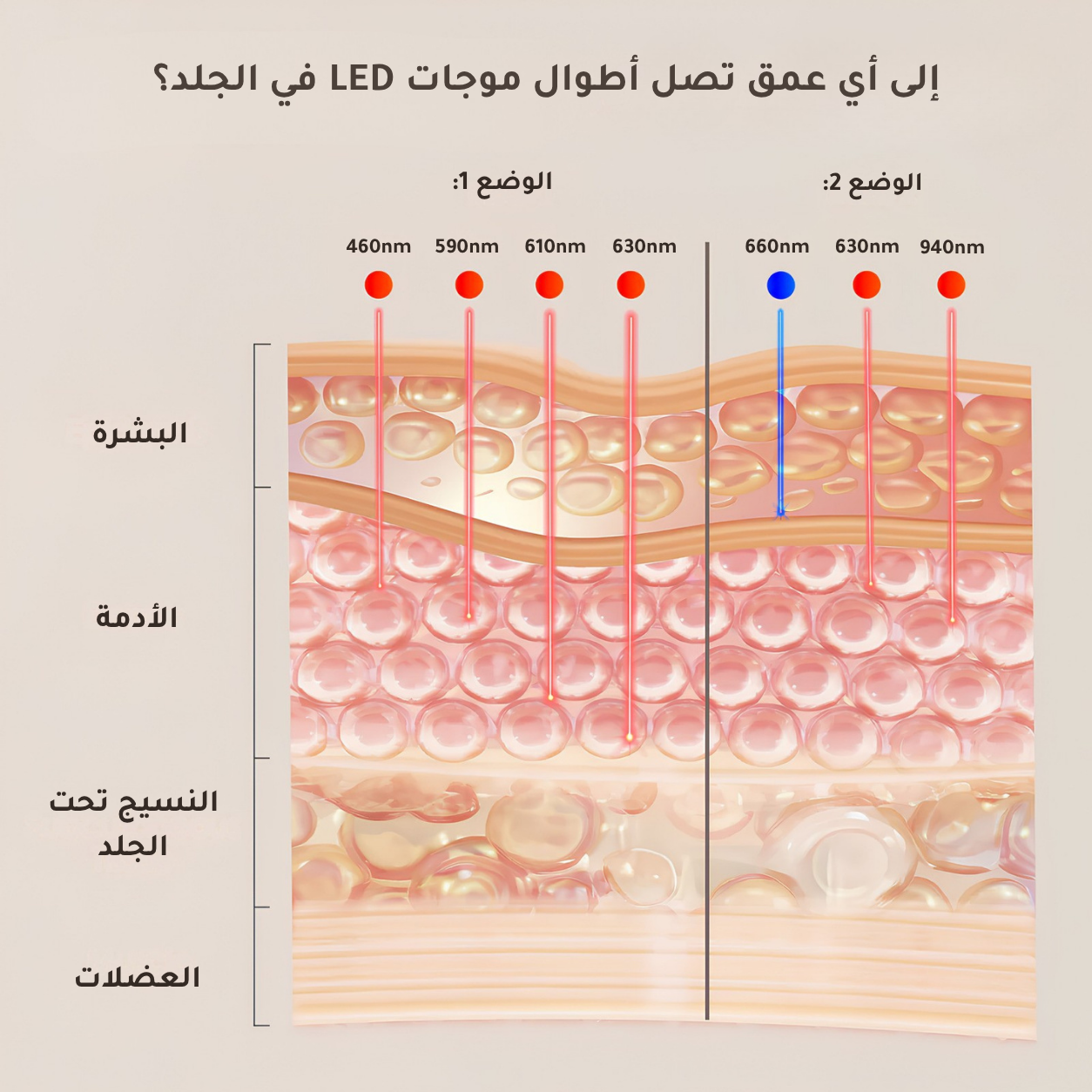 لوح Jovs LED للضوء الأحمر