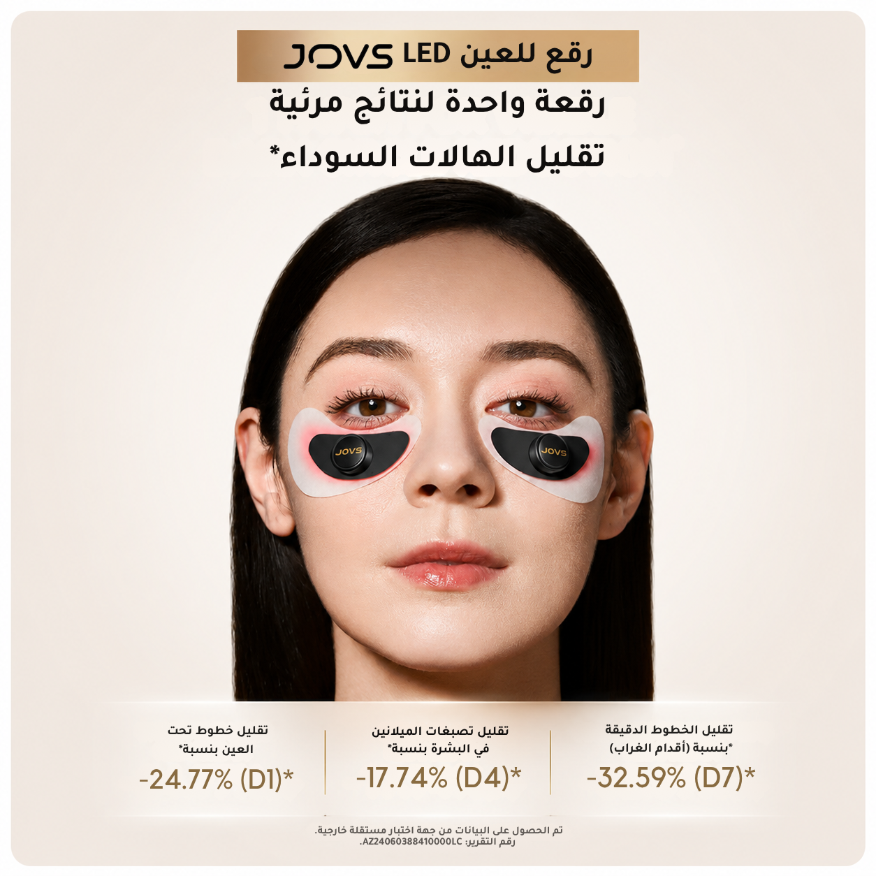 رقع جوفز للعين LED