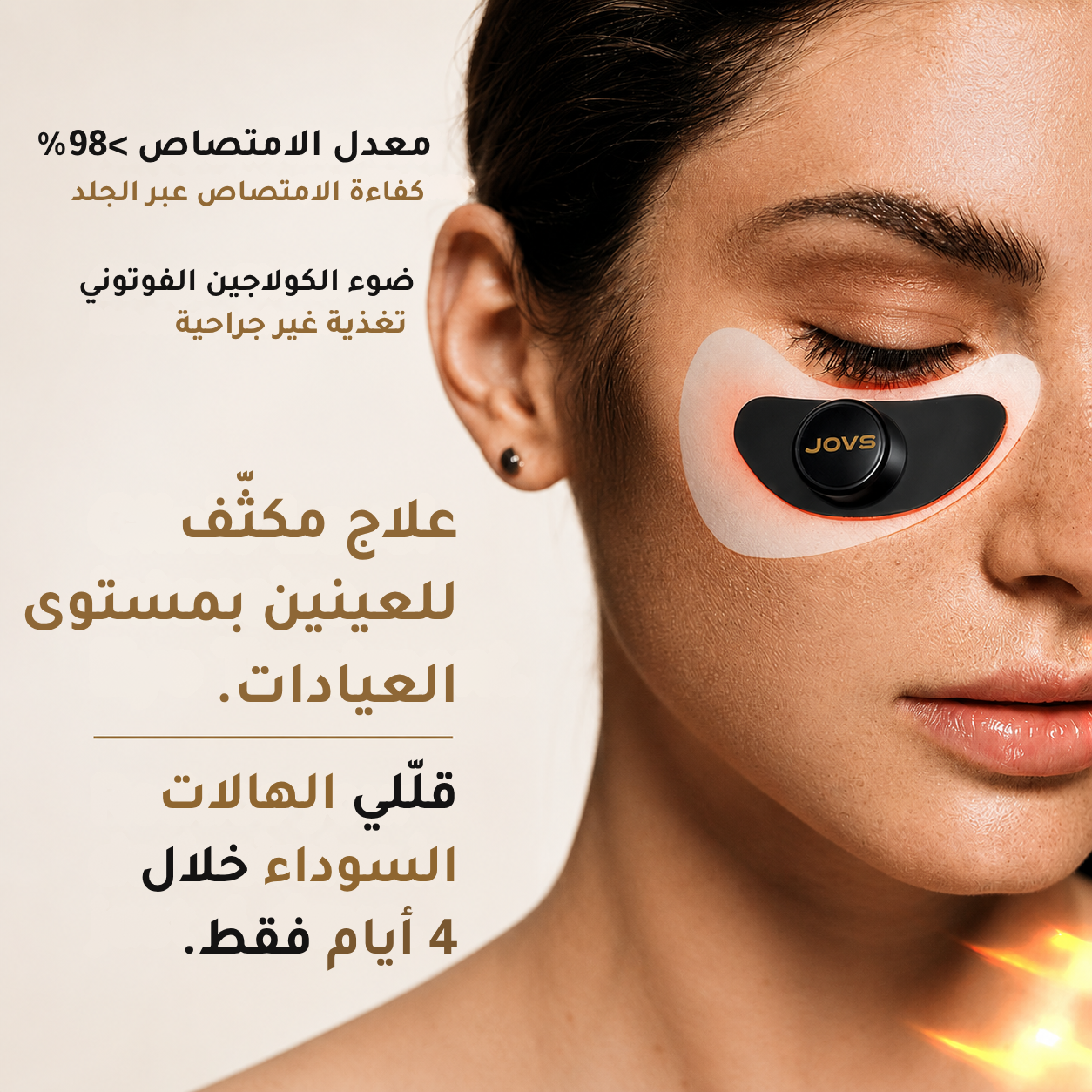 رقع جوفز للعين LED