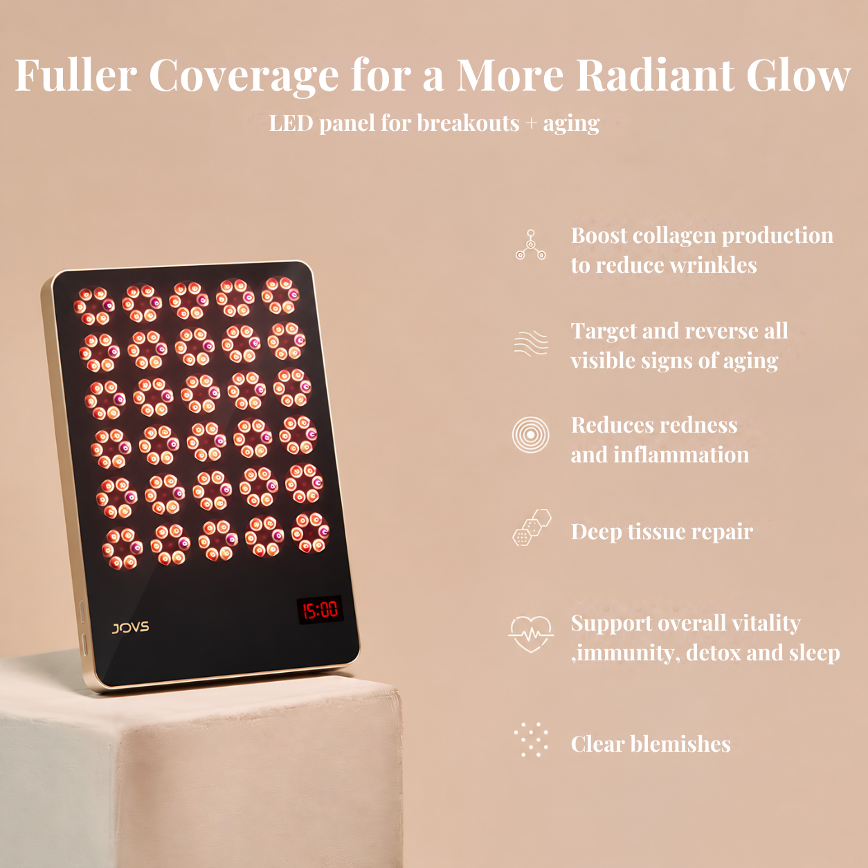 Jovs LED red light Panel